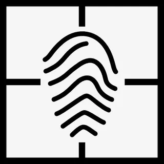 指纹变异与十字图标免抠