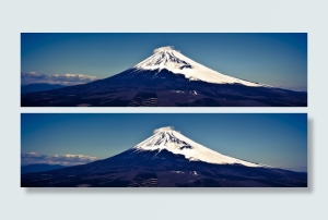 富士山雪山摄影背景高清