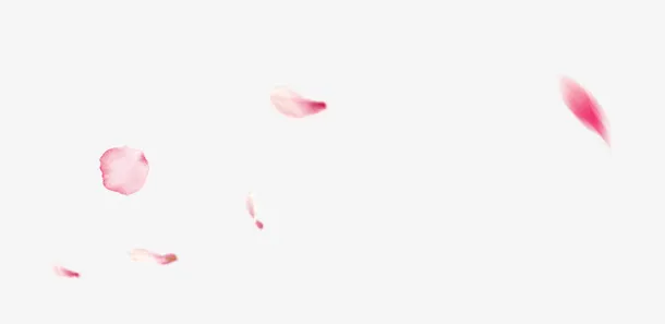粉红花瓣免抠