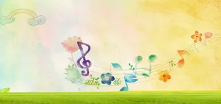 六一 儿童节背景高清文艺清新背景