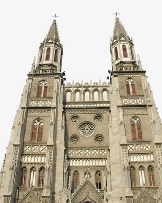 济南教堂大楼免抠