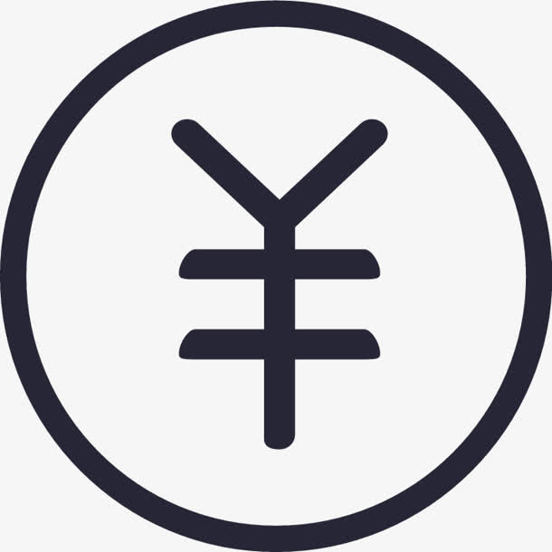 手绘灰色钱币图标免抠