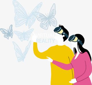 虚拟现实昆虫馆免抠