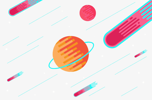 彩色流行图图标PNG免抠