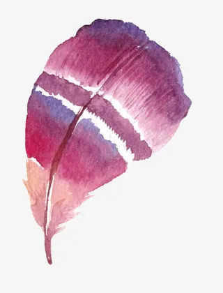 水彩印第安民族风专辑免抠