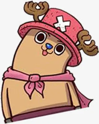 创意手绘卡通小梅花鹿免抠