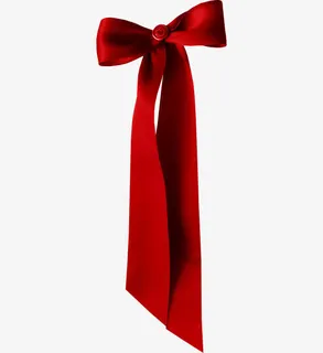 红蝴蝶结免抠