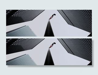 仰视金融建筑图片高清