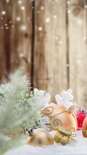 复古雪花圣诞节背景高清