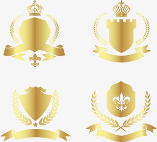 金箔纸渐变标签免抠