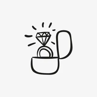 结婚钻戒图标免抠