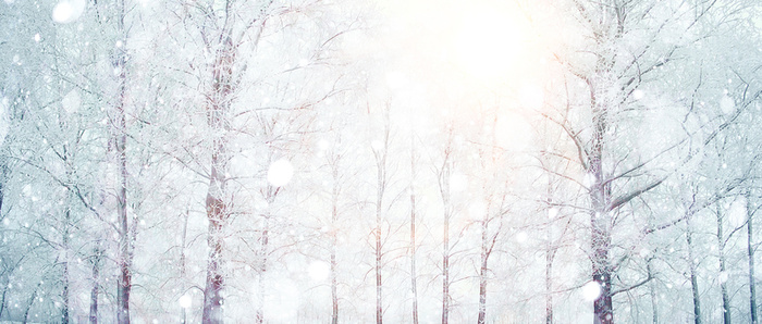雪景背景高清