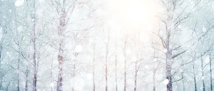 雪景背景高清