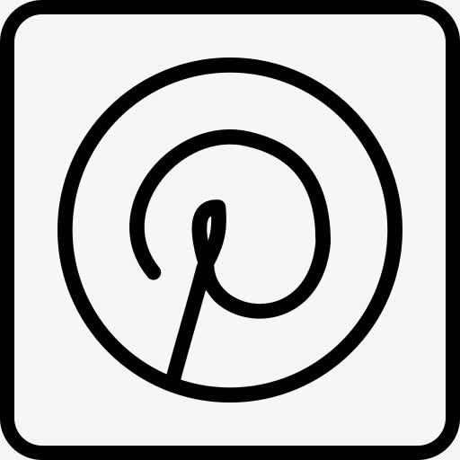 兴趣标志Pinterest社会免抠