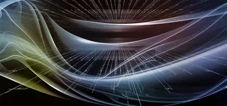 线条商务科技黑色金融海报背景高清