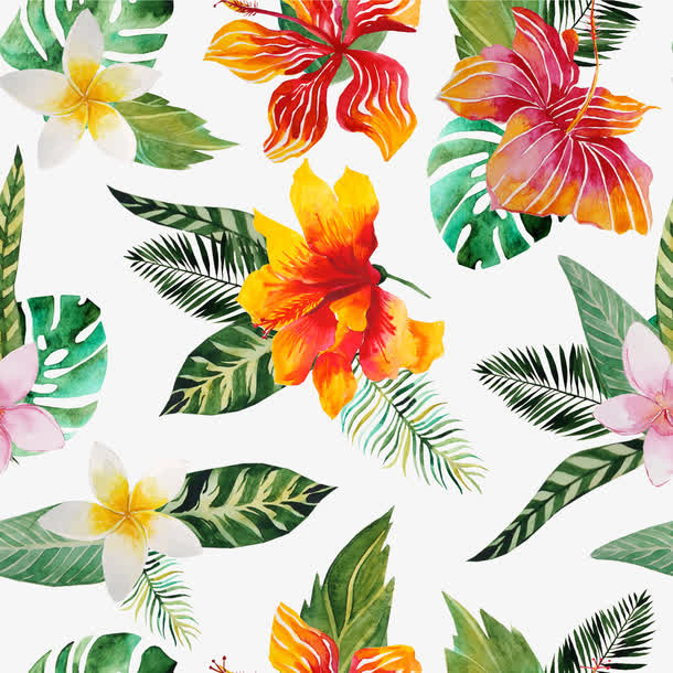 花卉植物底纹免抠