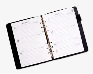 翻开的笔记本免抠