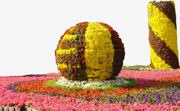 花圃花坛园艺免抠