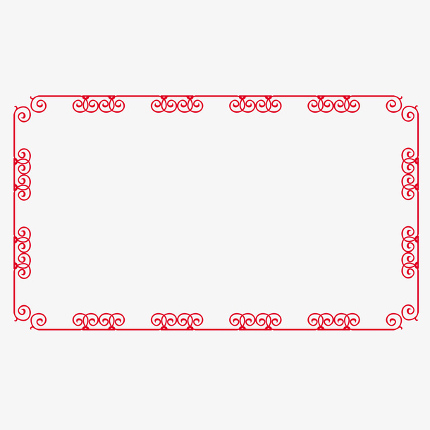 边框花边边框中国风边框中式边框免抠装饰边框元素