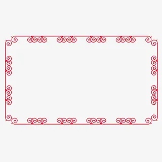 边框花边边框中国风边框中式边框免抠装饰边框元素