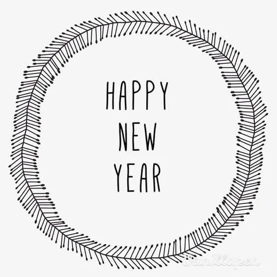 新年快乐字体设计免抠