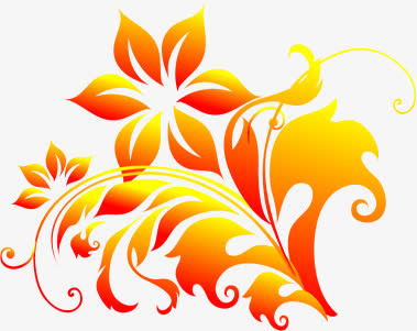 简约几何图案 红色 花纹图案免抠