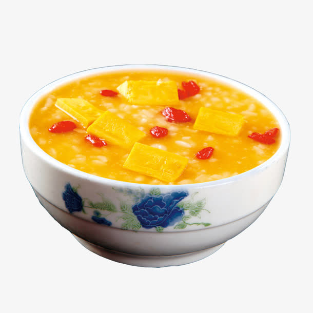 产品实物枸杞小米南瓜粥免抠