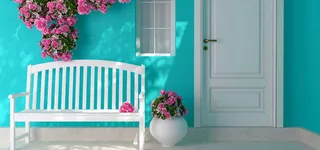 温馨家居花艺设计背景banner高清