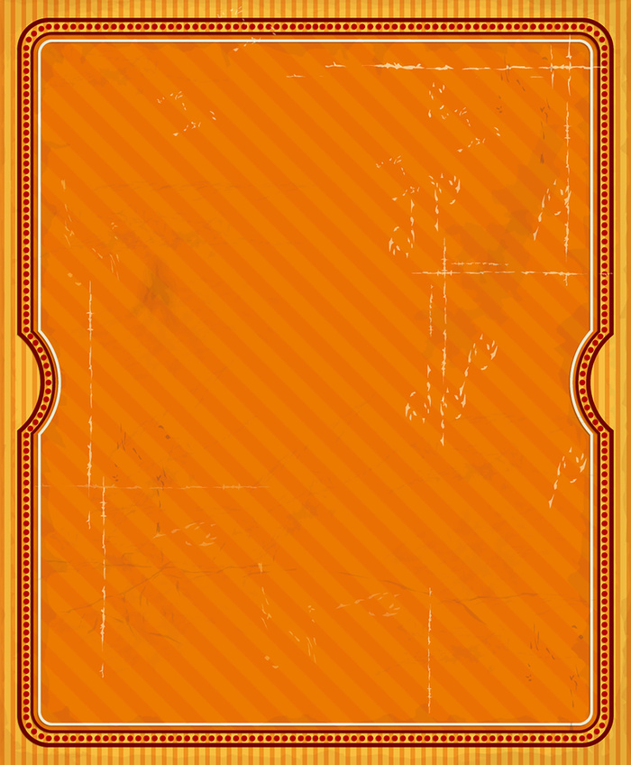 黄色卡通纹理边框背景高清