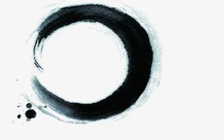 中秋节贺卡光晕水墨免抠