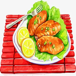 奥尔良烤翅免抠