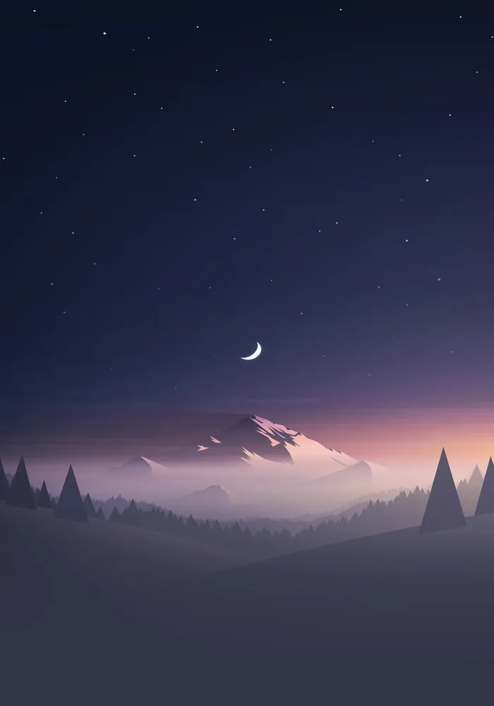 简约扁平富士山旅游高清