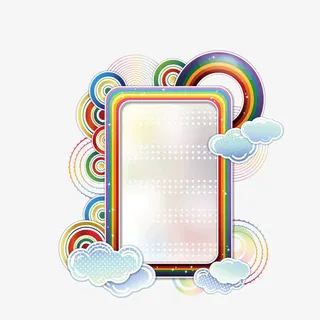 圆角矩形边框免抠