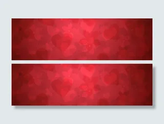 粉红色爱心花纹底纹免抠