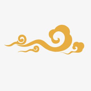 中国风 插画 祥云 抠图免抠