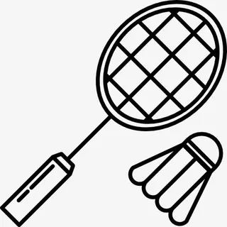 羽毛球器材图标免抠