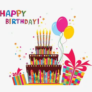 卡通生日蛋糕庆祝宴免抠 卡通生日蛋糕庆祝宴免抠