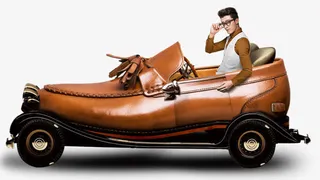 卡通皮鞋汽车人物免抠