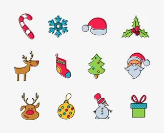 圣诞节图标素材免抠