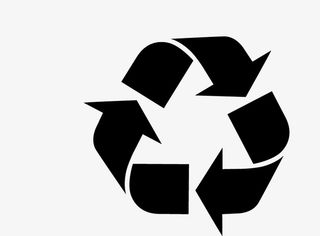 黑色环保标识免抠