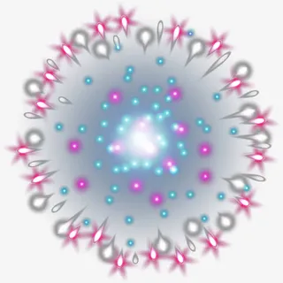 装饰烟花光效素材免抠