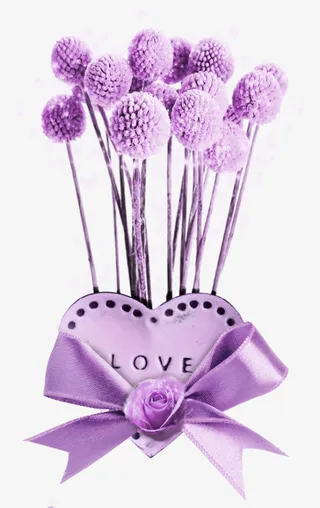 爱心蝴蝶结免抠