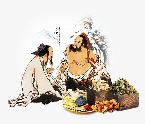 中国传统中医图免抠