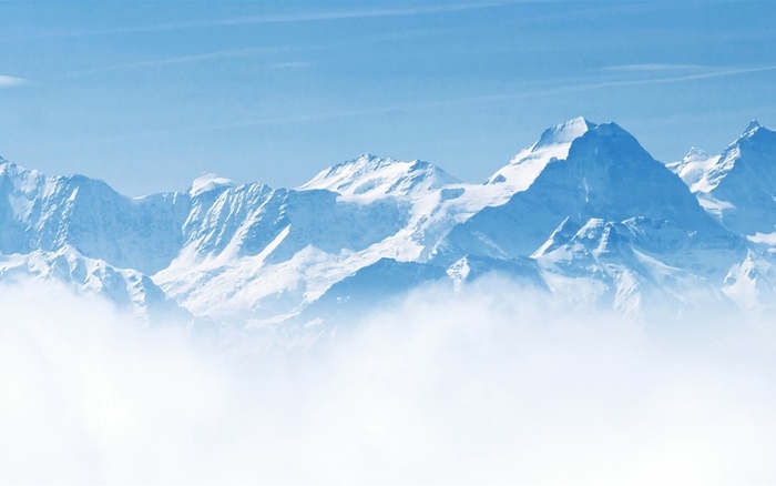 山 雪山 高山 雪地 高山高清
