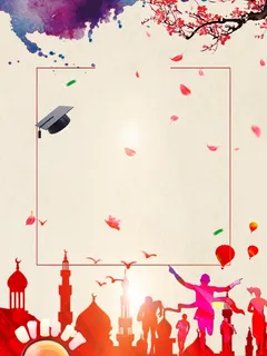 矢量活力年轻奋斗备战高考背景素材高清