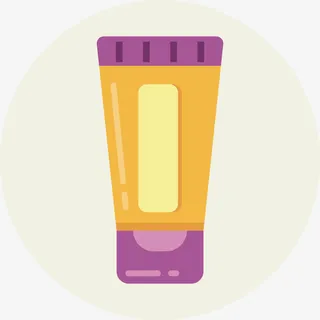 矢量卡通洗面奶图标免抠