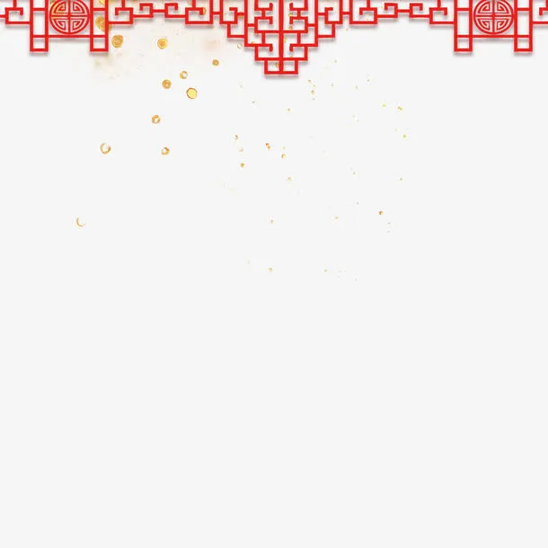 红色网格免抠