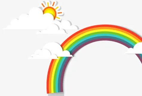 雨后的天空免抠