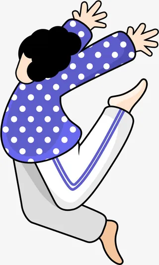 波谱人物小人免抠