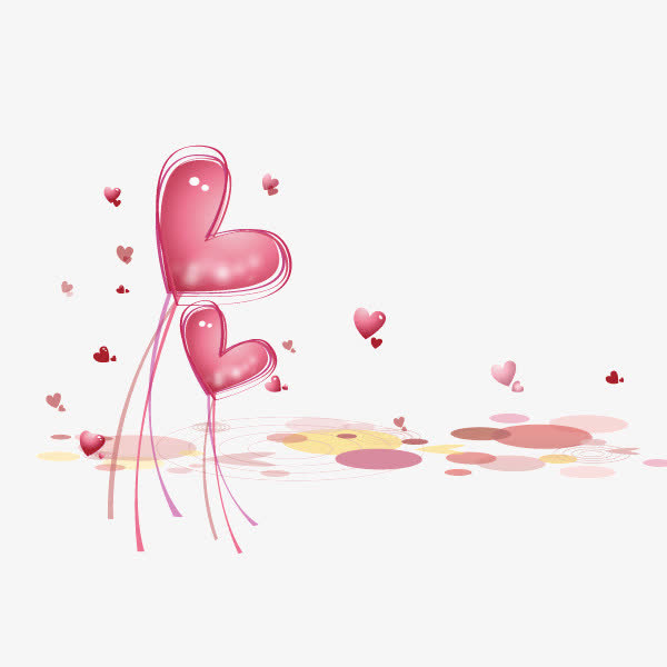 banner背景 店招背景 淡粉色  红心